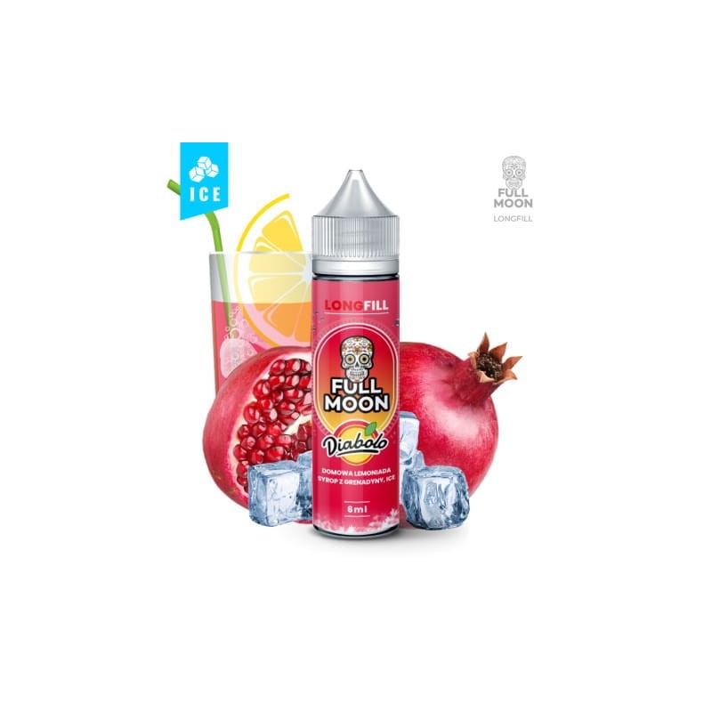 Longfill Full Moon - Diabolo Grenadine 6/60ml | BigVapoteur