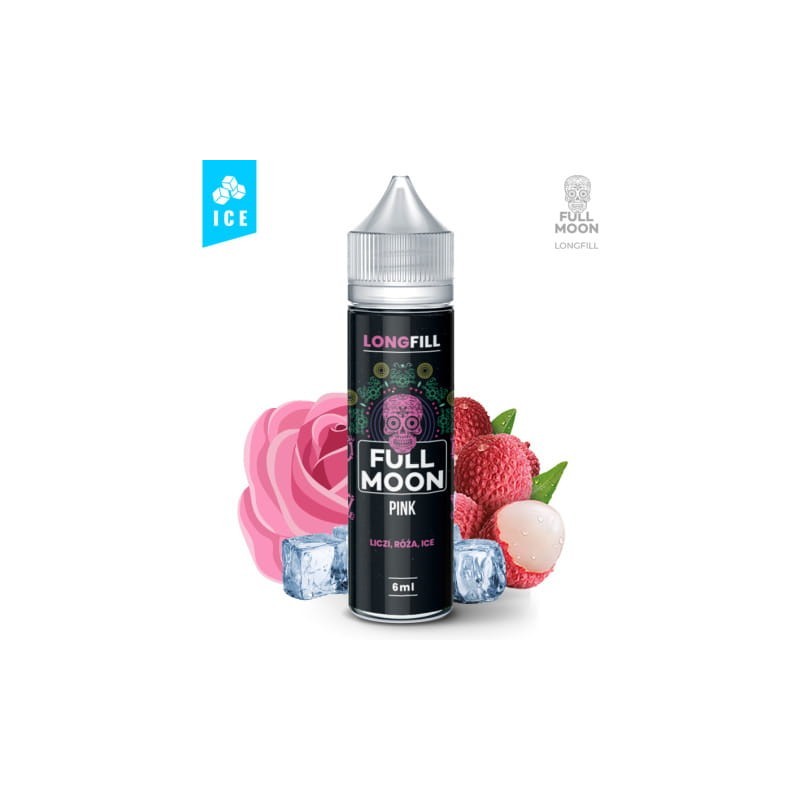 Longfill Full Moon - Pink 6/60ml | BigVapoteur