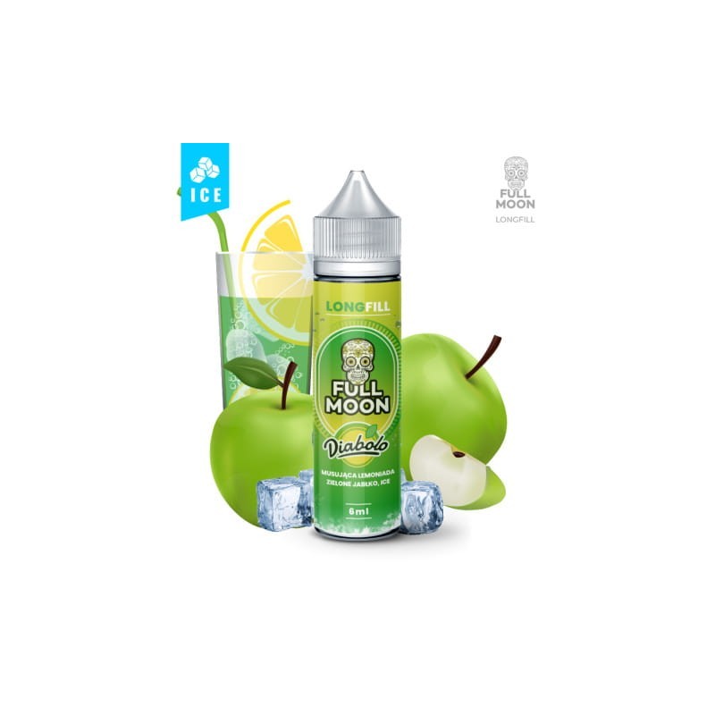Longfill Full Moon - Diabolo Pomme 6/60ml | BigVapoteur