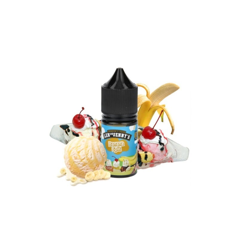 Aromat Len & Jenny's 30ml - Banana Split | BigVapoteur
