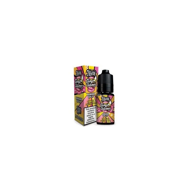 E-liquide Doozy Temptations Salts - Banana Split 20mg 10ml | BigVapoteur