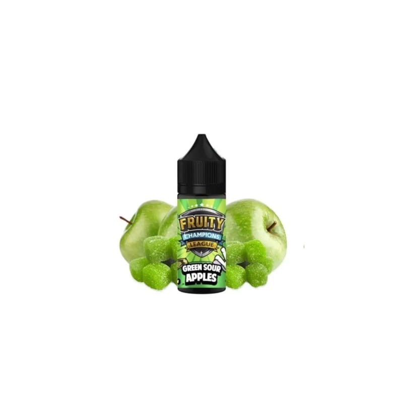 Green Sour Apples Flavor by Fruity Champions League 30ml | BigVapoteur