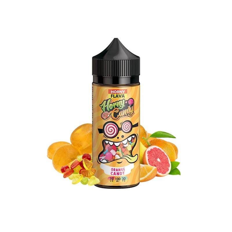 Premix Horny Flava - Orange Candy 100/120ml | BigVapoteur
