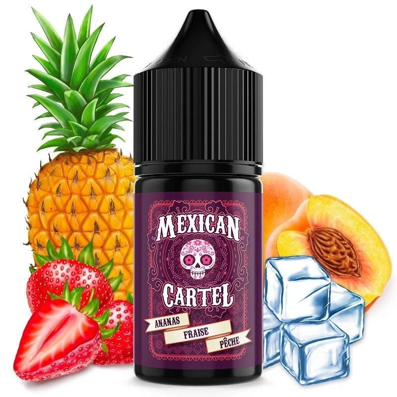 Pineapple Strawberry Peach Flavor 30ml - Mexican Cartel | BigVapoteur
