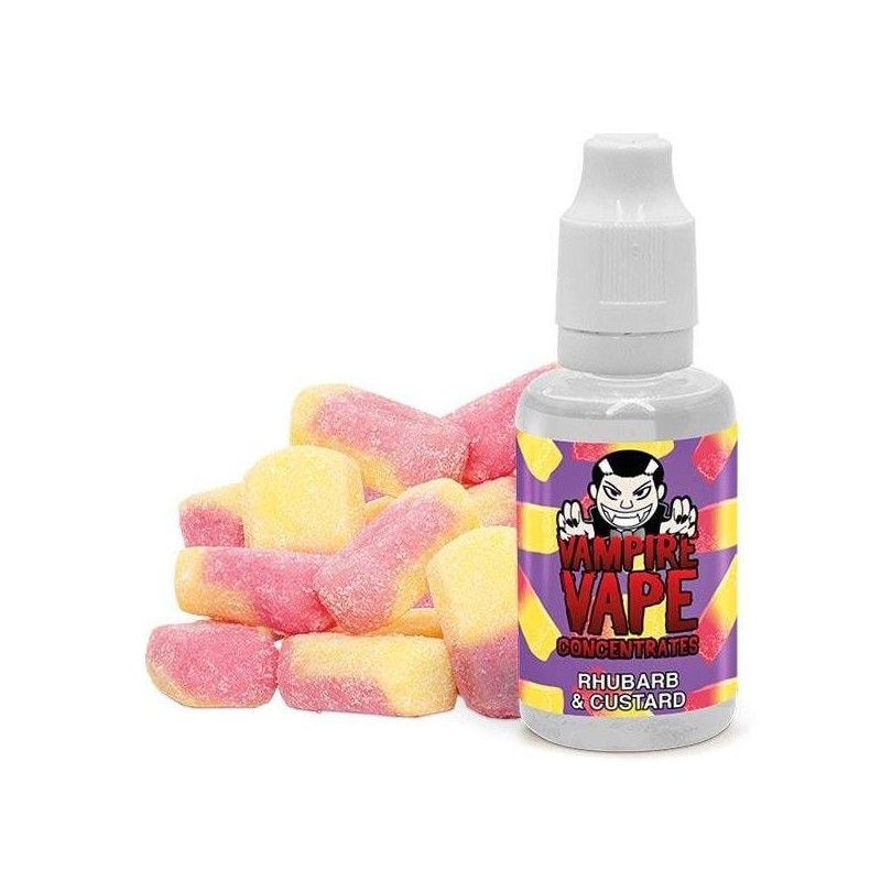 Vampire Vape - Rhubarb and Custard Flavor 30ml | BigVapoteur