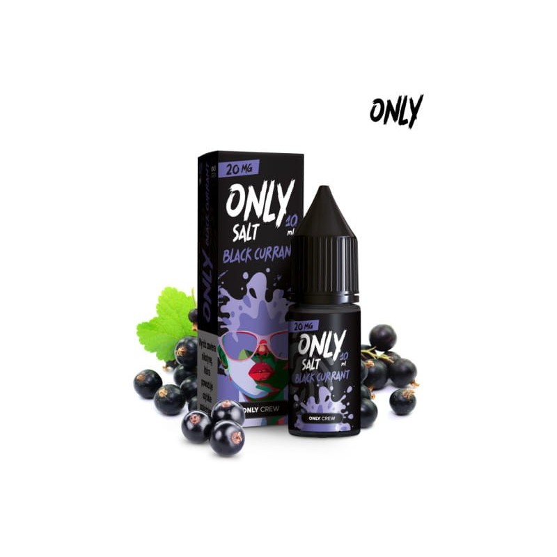 Only Salt 10ml - Blackcurrant 20mg | BigVapoteur