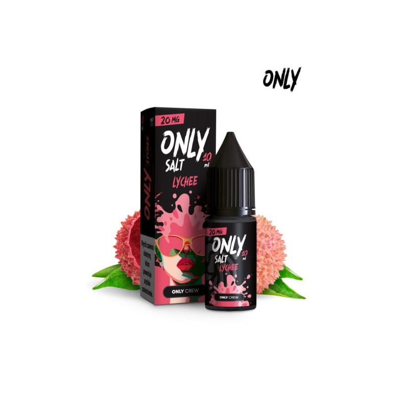 Only Salt 10ml - Lychee 20mg | BigVapoteur