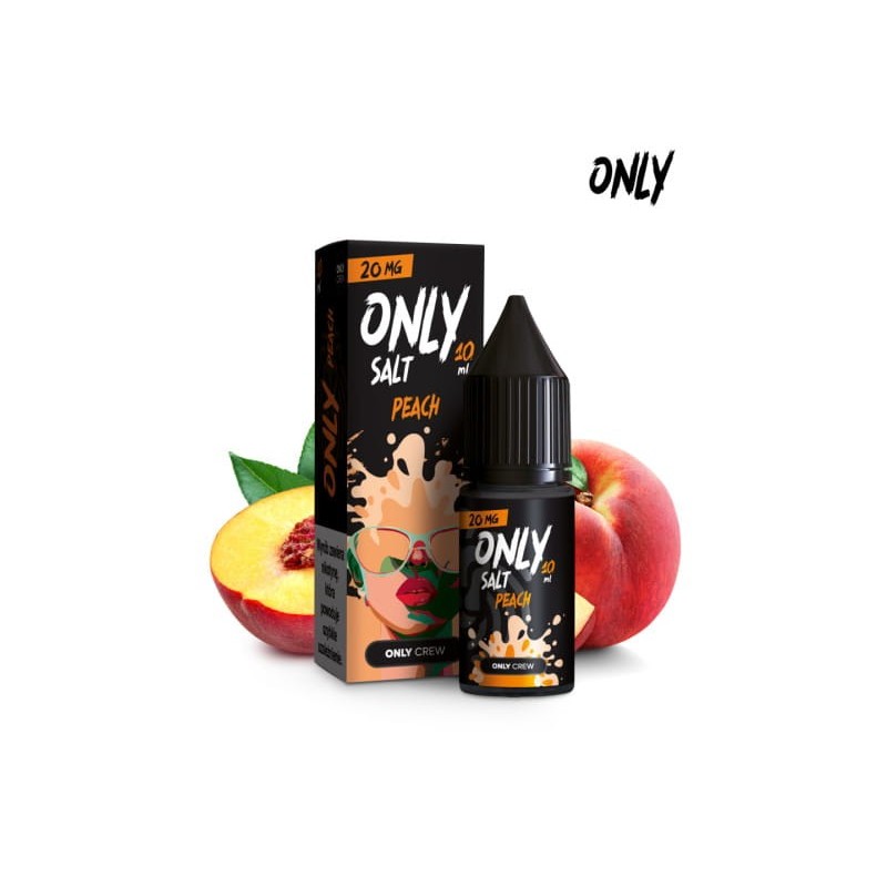 Only Salt 10ml - Peach 20mg | BigVapoteur