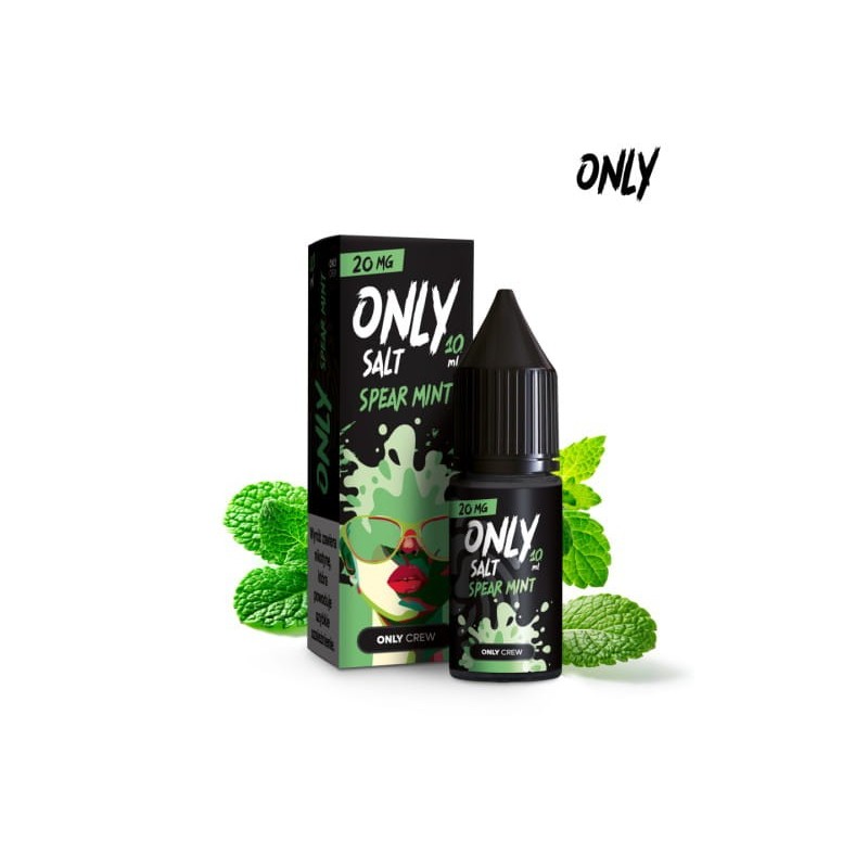 Only Salt 10ml - Spear Mint 20mg | BigVapoteur