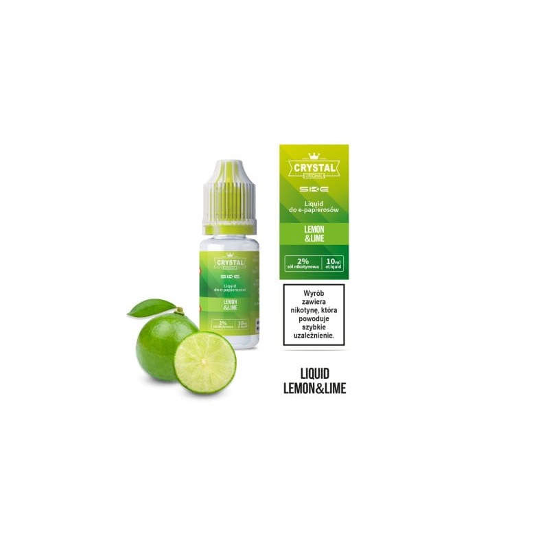 E-liquid Crystal Salt - Lemon Lime 20mg 10ml | BigVapoteur