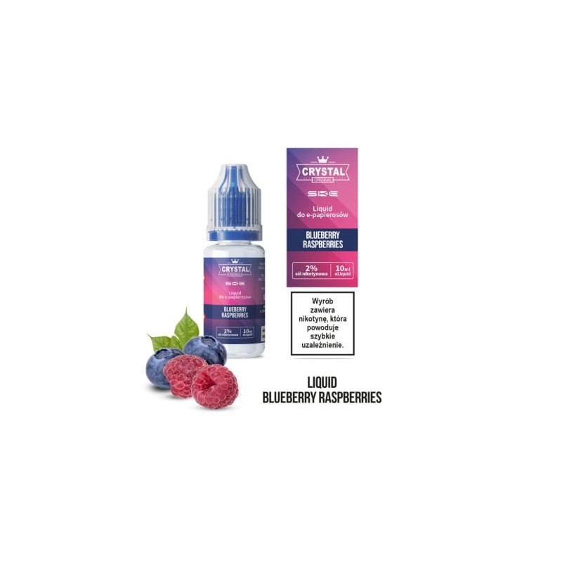 E-liquid Crystal Salt - Blueberry Raspberries 20mg 10ml | BigVapoteur