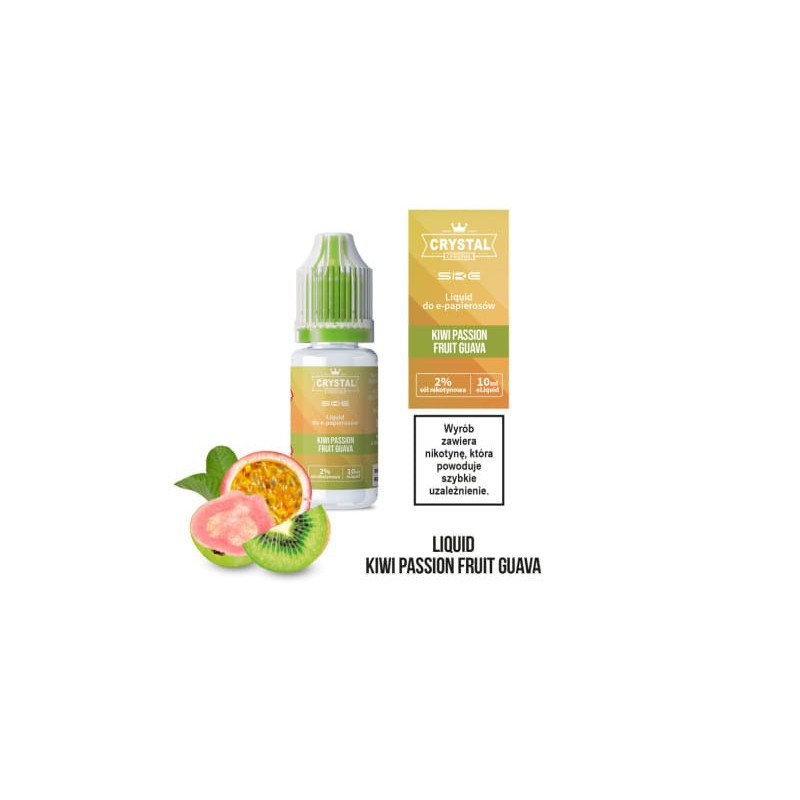 E-liquide Crystal Salt - Kiwi Passion Fruit Guava 20mg 10ml | BigVapoteur