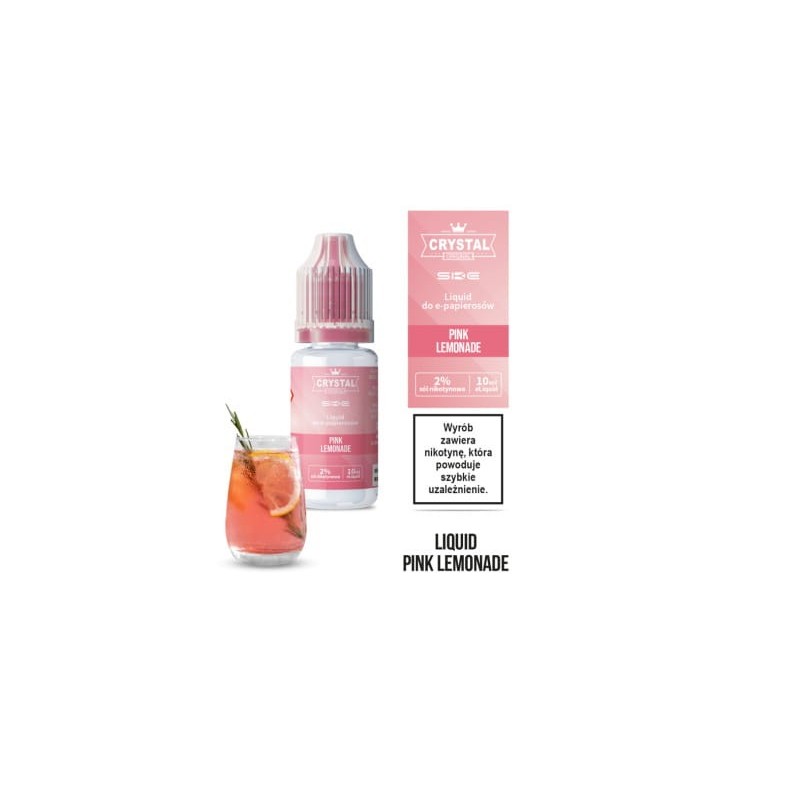Liquid Crystal Salt - Pink Lemonade 20mg 10ml | BigVapoteur