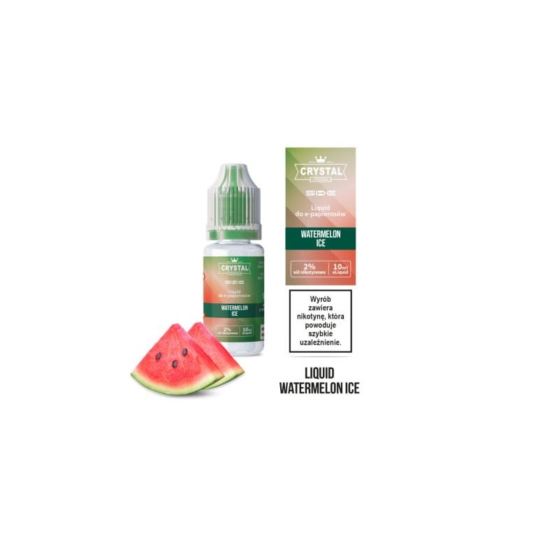 E-liquid Crystal Salt - Watermelon Ice 20mg 10ml | BigVapoteur