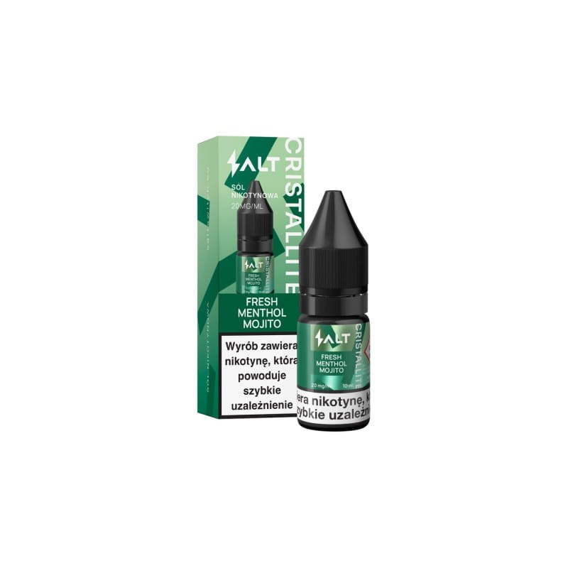 E-liquid CRISTALLITE Salt - Fresh Menthol Mojito 20mg 10ml | BigVapoteur
