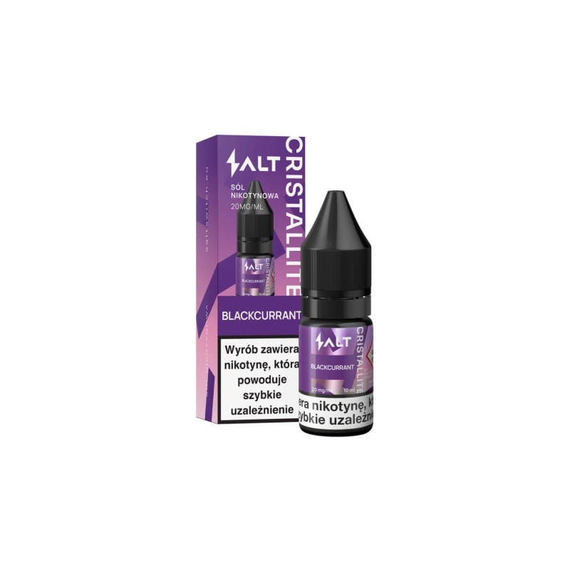 Liquid CRISTALLITE Salt - Blackcurrant 20mg 10ml | BigVapoteur
