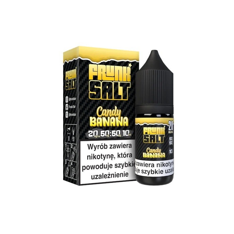 Liquid Frunk Salt - Candy Banana 20mg 10ml | BigVapoteur