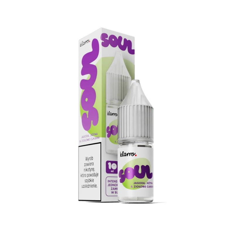 E-liquide Klarro Soul 10ml 20mg Salt - Myrtille, Mûre, Bonbons aux Herbes | BigVapoteur