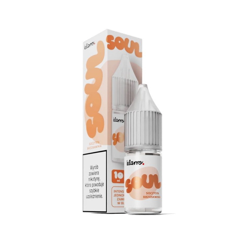 Klarro Soul E-liquid 10ml 20mg Salt - Juicy Peach | BigVapoteur