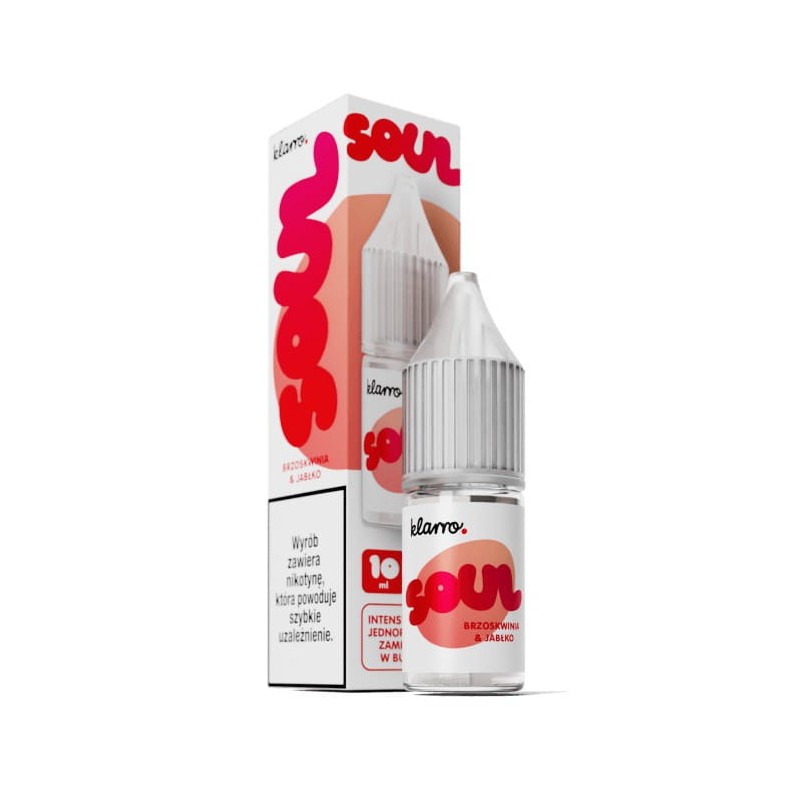E-liquide Klarro Soul 10ml 20mg salt - Pêche Pomme | BigVapoteur