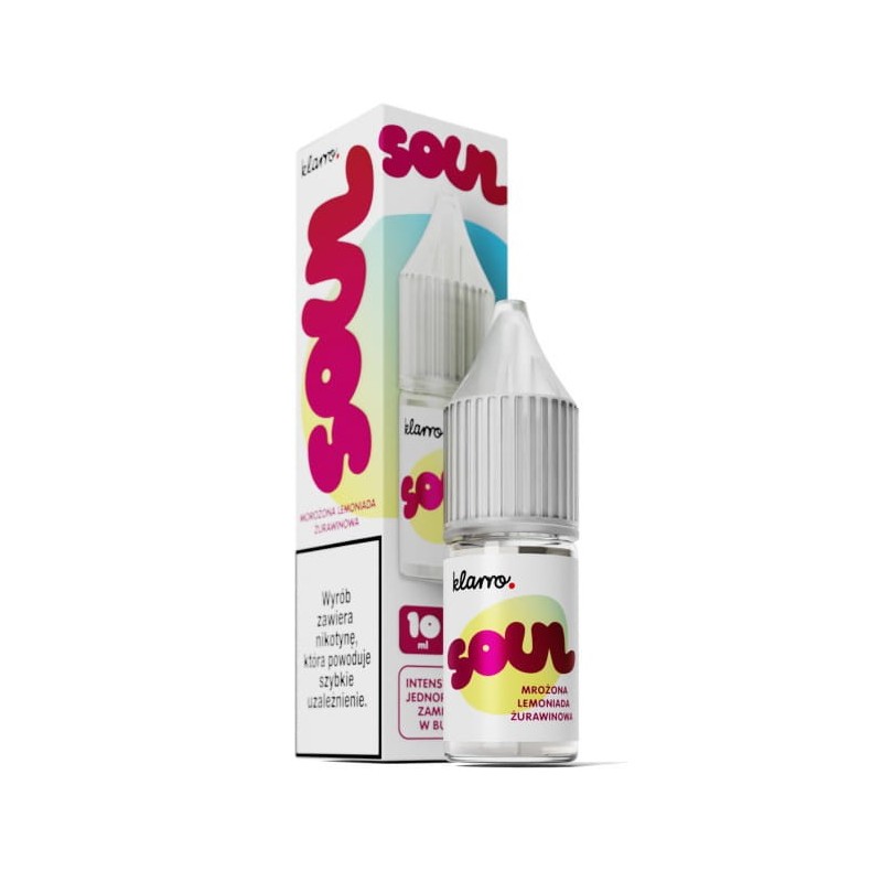 Liquid Klarro Soul 10ml 20mg Salt - Mrożona Lemoniada Żurawinowa | BigVapoteur