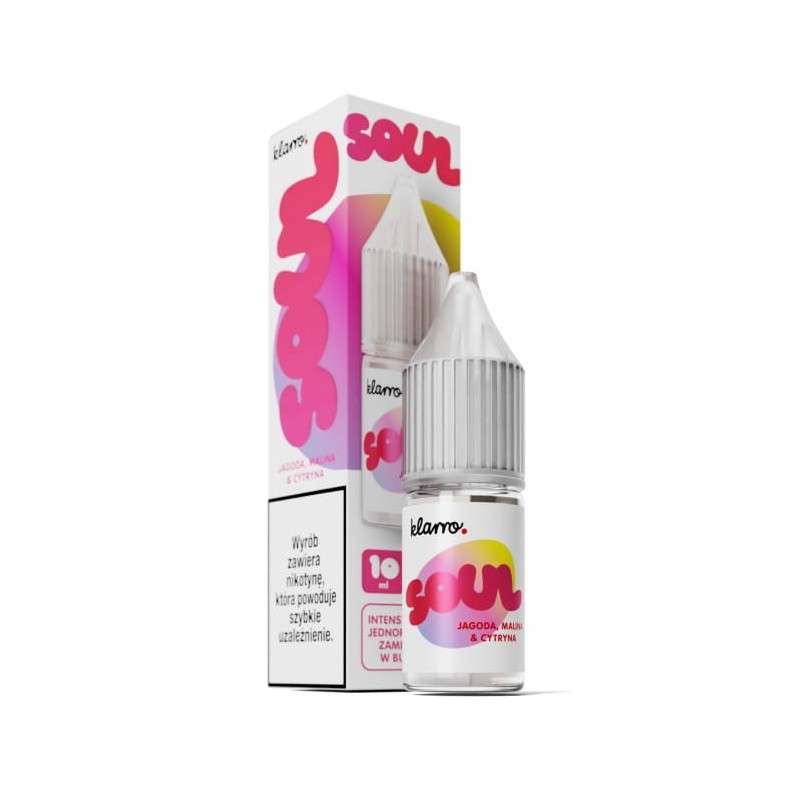 Klarro Soul Salt E-liquid 10ml 20mg - Blueberry, Raspberry, Lemon | BigVapoteur