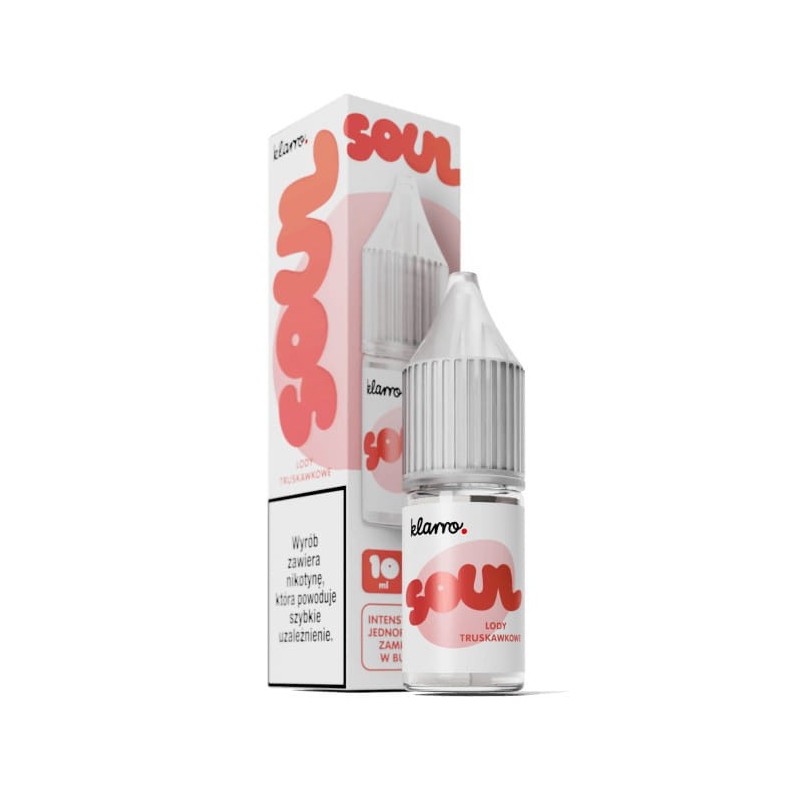 Klarro Soul E-liquid 10ml 20mg salt - Strawberry Ice Cream | BigVapoteur