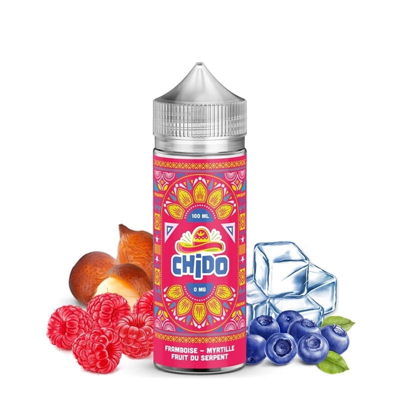 Premix Chido - Framboise Myrtille Fruit du Serpent 100/120ml | BigVapoteur