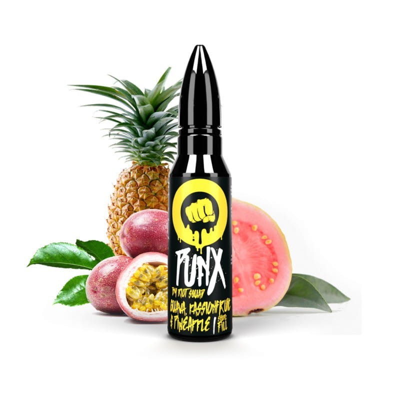 Premix Riot Squad Punx - Goyave, Fruit de la Passion & Ananas 50/60ml | BigVapoteur