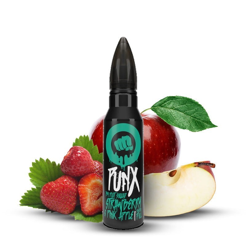 Premix Riot Squad Punx - Fraise & Pomme Rose 50/60ml | BigVapoteur