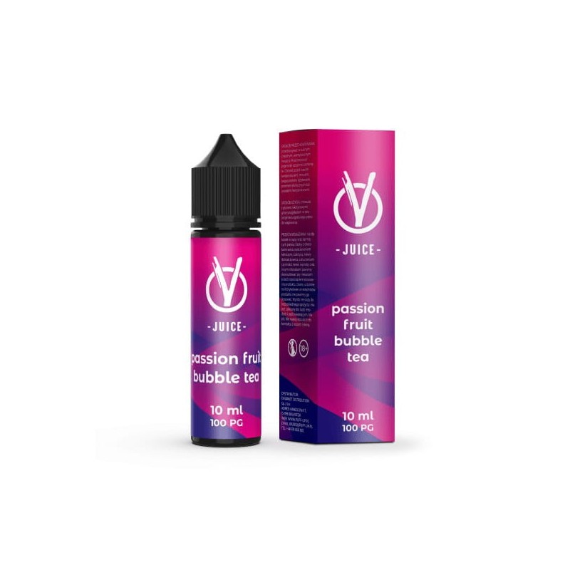 VBar VJuice Longfill - Passion Fruit Bubble Tea 10/60ml | BigVapoteur