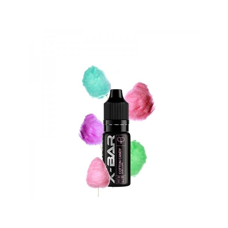 E-liquide X-Bar Salt 20mg - Cotton Candy | BigVapoteur