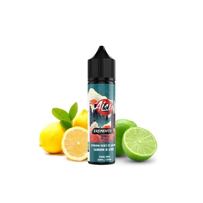 Premix Aisu Eremento - Citron Vert et Jaune 50/60ml | BigVapoteur