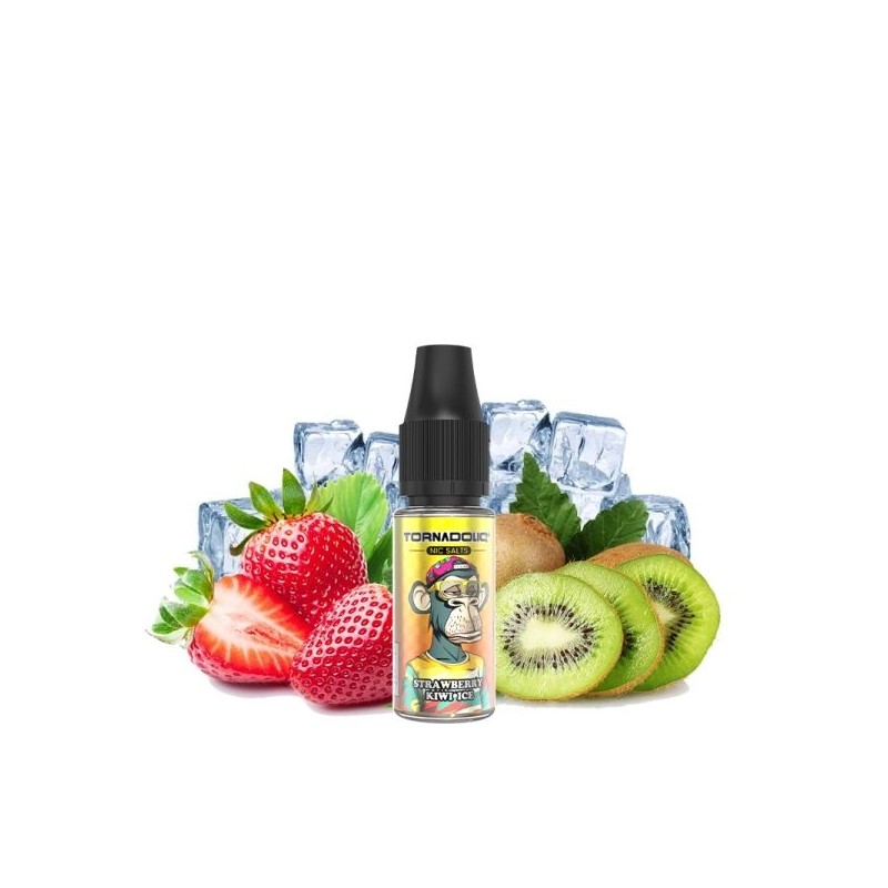 E-liquide Tornado Salt - Fraise Kiwi Glacé 20mg 10ml | BigVapoteur