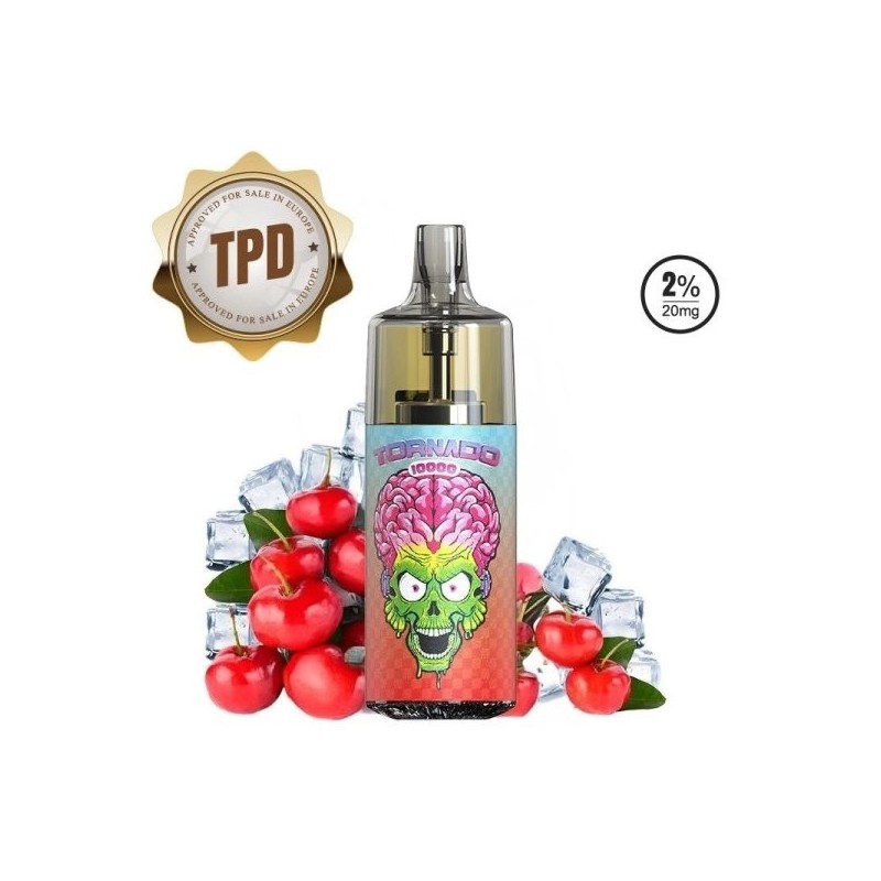 Tornado 10000 Puffs 20mg - Cerise Glacée | BigVapoteur