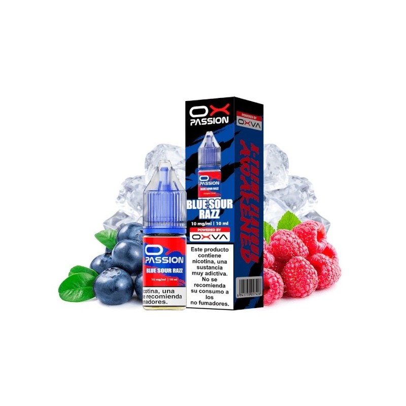 E-liquide Oxva Ox Passion Salts 10mg - Blue Sour Razz | BigVapoteur