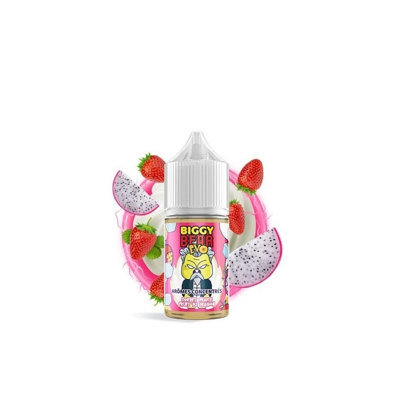 Arôme Biggy Bear - Sorbet Fraise Fruit du Dragon 30ml | BigVapoteur