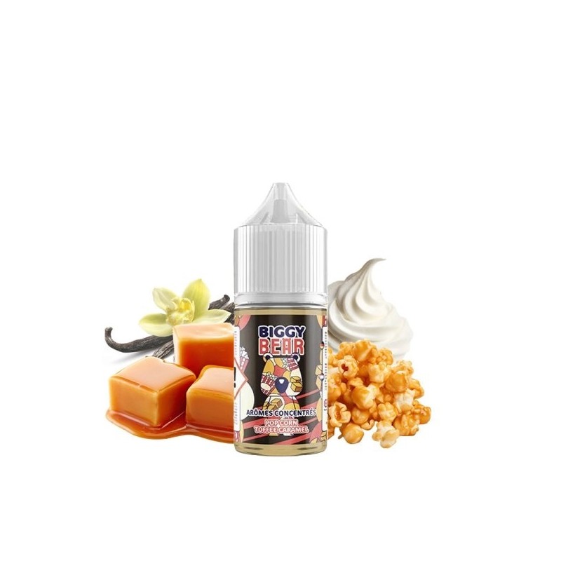 Arôme Biggy Bear - Pop Corn Toffee Caramel 30ml | BigVapoteur