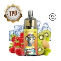 Tornado 10000 Puffs 20mg - Strawberry Kiwi Ice | BigVapoteur