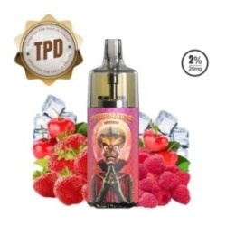 Tornado 10000 Puffs Strawberry Raspberry Cherry Ice 10ml 20mg | BigVapoteur