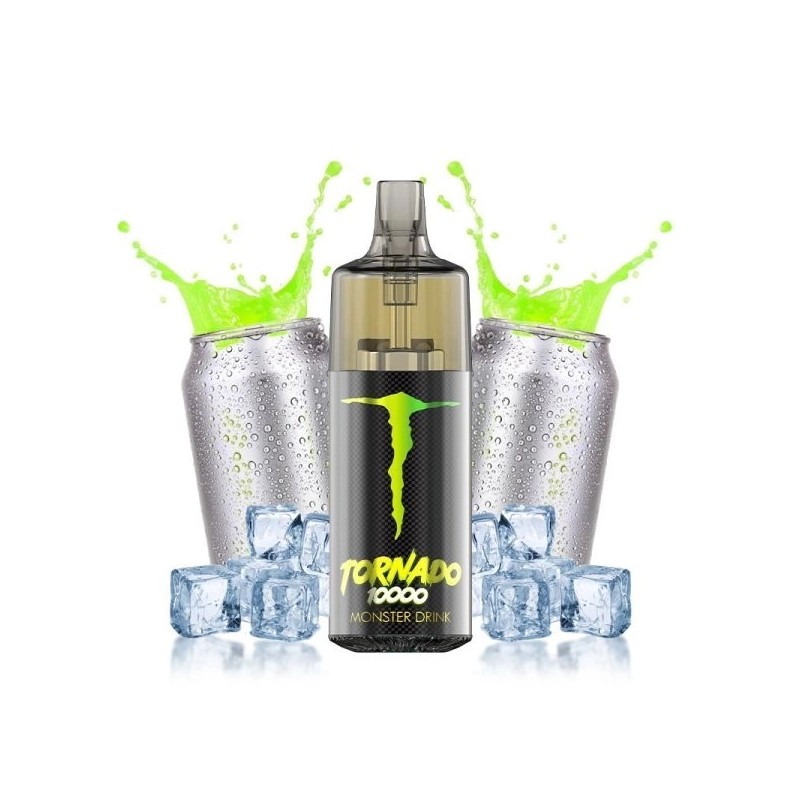 Tornado 10000 Puffs 20mg - Monster Drink | BigVapoteur