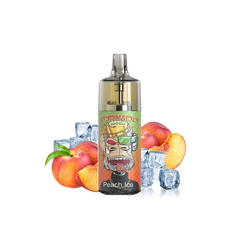 Tornado 10000 Puffs 20mg - Peach Ice | BigVapoteur