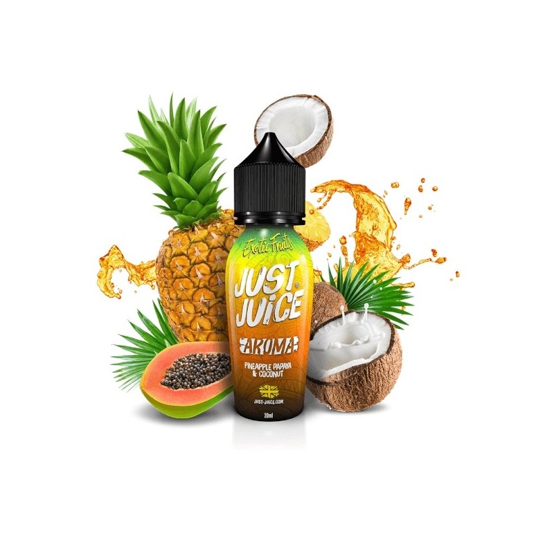 Longfill Just Juice Exotic Fruits - Papaye Ananas Coco 20/60ml | BigVapoteur