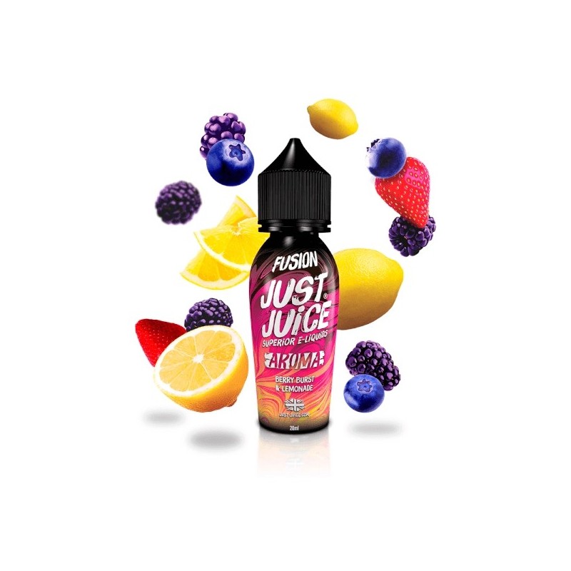 Longfill Just Juice Fusion - Berry Burst and Lemonade 20/60ml | BigVapoteur