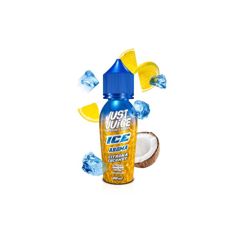 Longfill Just Juice Ice - Citron and Coconut 20/60ml | BigVapoteur