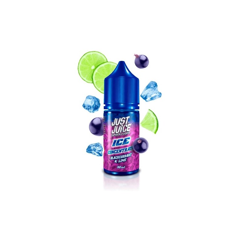 Arôme Just Juice Ice - Cassis & Citron vert 30ml | BigVapoteur