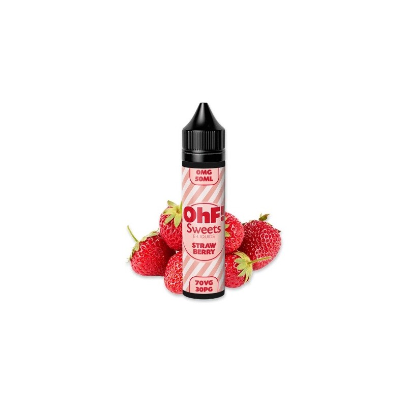 Premix Ohf! Sweets 70/30 - Fraise 50/60ml | BigVapoteur