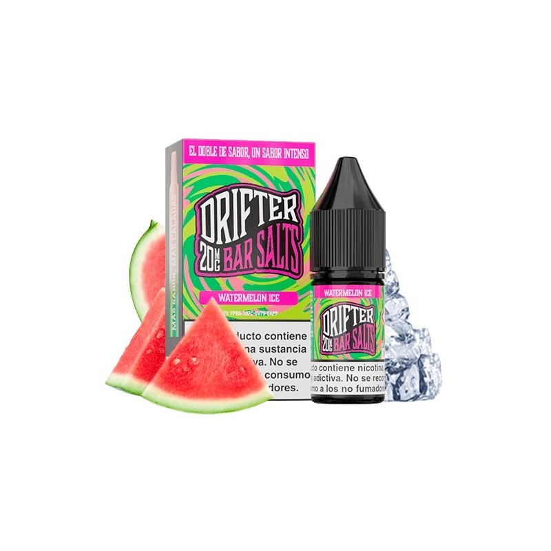 Liquid Drifter Bar Salts Watermelon Ice 20mg 10ml | BigVapoteur