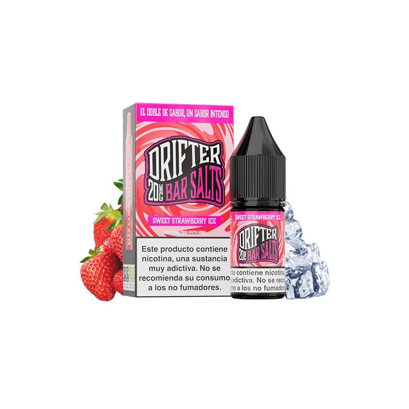 E-liquide Drifter Bar Salts Sweet Strawberry Ice 20mg 10ml | BigVapoteur