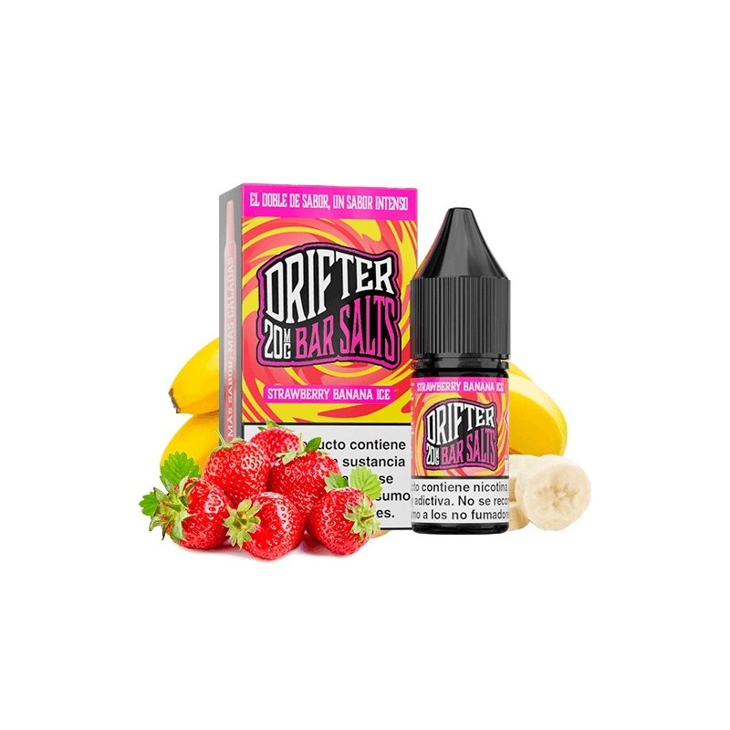 Drifter Bar Salts Strawberry Banana 20mg 10ml | BigVapoteur